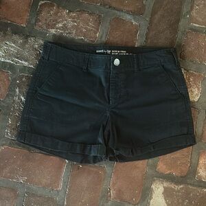 Gap Skinny Boyfriend Black Shorts